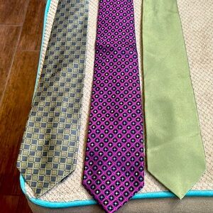 Geoffrey Beene Green and Pink Ties Collection